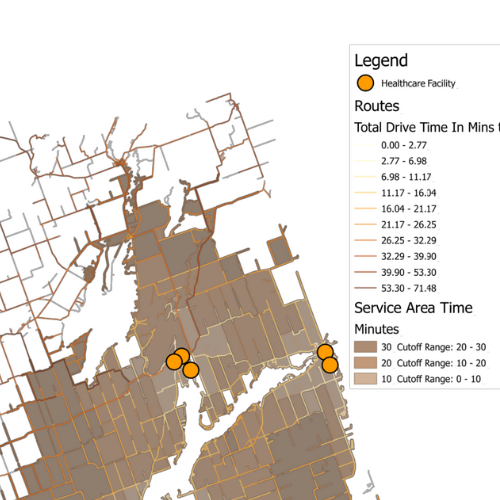 Closest Facility & Service Area Network Analysis